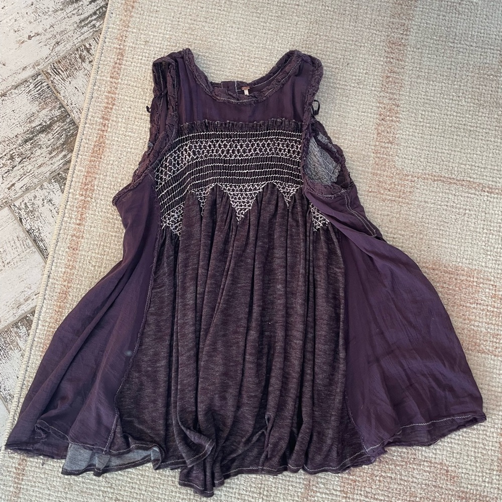 Free people tank top flowy oversized - Picture 3 of 3